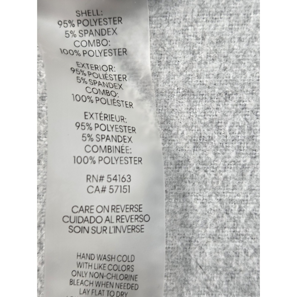 Calvin Klein 1X Purple Geo Print Top Liquid Knit Stretch Career Whimsigoth Vamp - Picture 5 of 7
